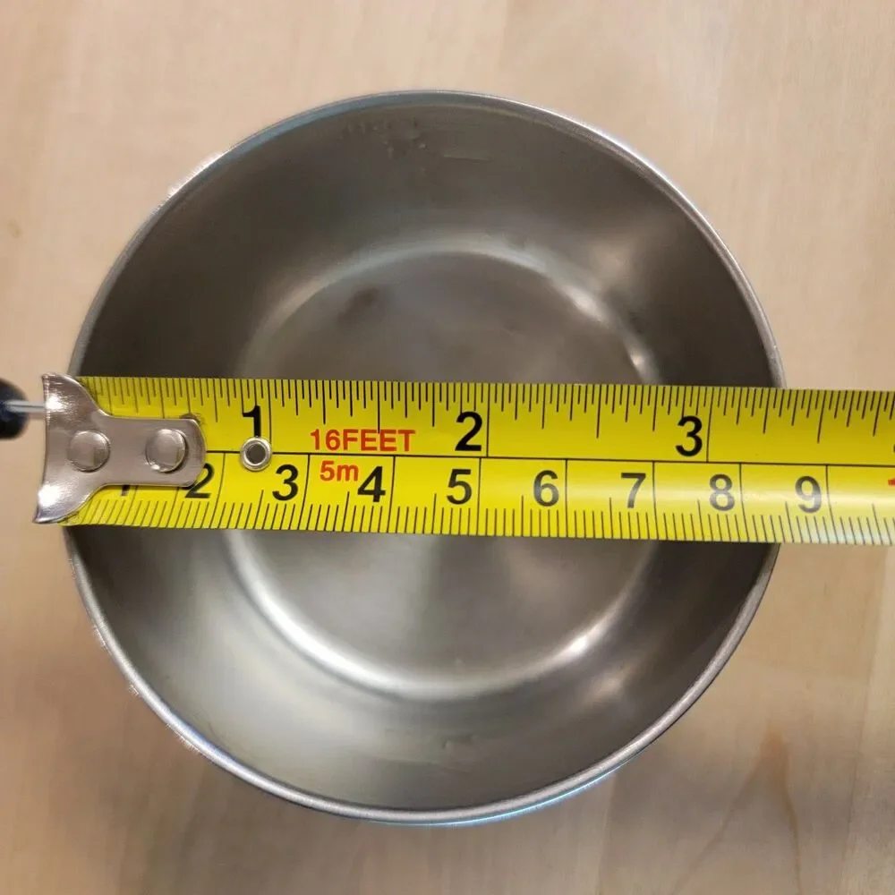 Vintage Revere Ware 1801 Copper Bottom Measuring 1 Cup w/ Marks 